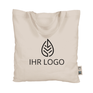 Bio-Baumwoll-Tragetaschen mit kurzen Henkeln