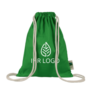 Bio-Baumwoll-Rucksack/Sportbeutel klein farbig