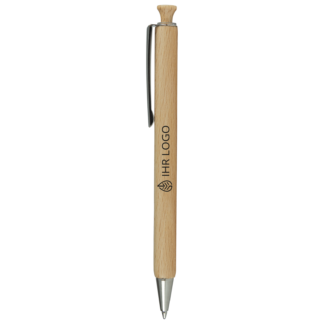 Holz-Kugelschreiber Cone Line mit Großraummine, FSC-zertifiziert