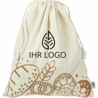 Brotbeutel mit Motiv aus Bio-Baumwolle