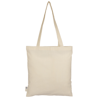memo Bio-Baumwoll-Tragetasche mit langen Henkeln